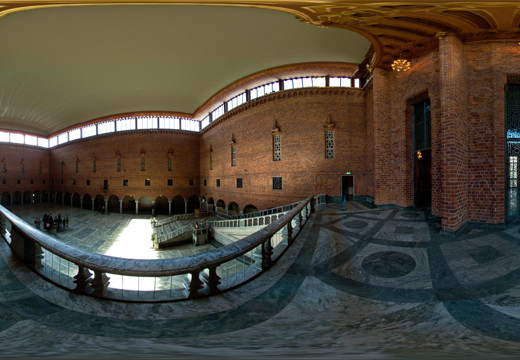 Stockholm city hall - the Blue hall balcony