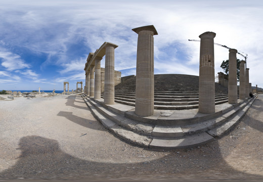 Lindos Acropolis - Propylaia stairs