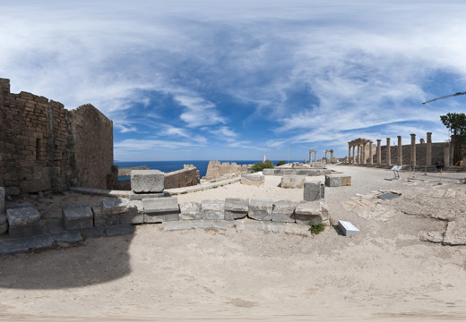 Lindos Acropolis - Helinistic stoa