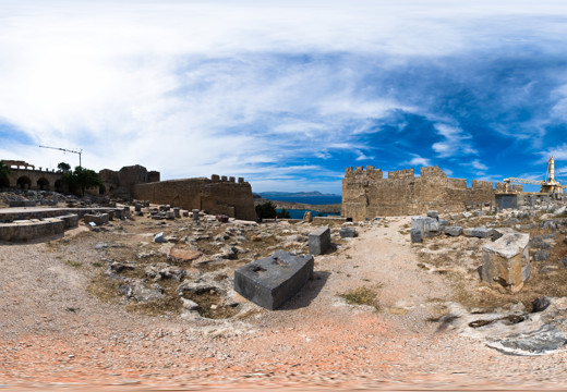 Lindos Acropolis - Hellinistic vaults
