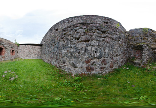 Great hall, Kronoberg castle ruin