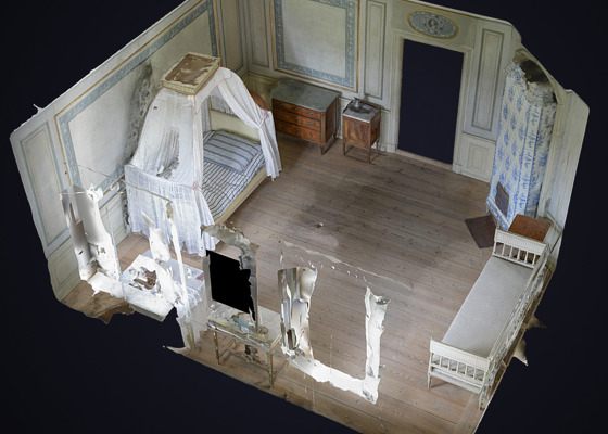 The blue bedchamber