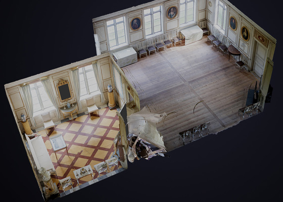 The Great Hall and blue atrium